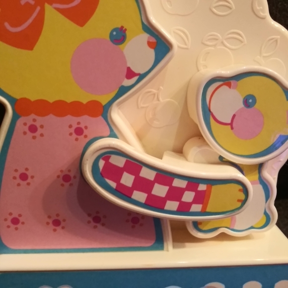 Sankyo Vintage 1982 Tomy Teddy Bear Picnic Pull String Crib Music Box Toy. - Picture 2 of 8